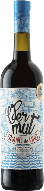 12,95 € Envío gratis | Vermut SyS Cantueso Rojo Grano de Oro Etiqueta Azul Comunidad Valenciana España Botella 75 cl