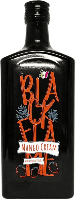 7,95 € Free Shipping | Tequila SyS Black Flame Crema — Cream Valencian Community Spain 70 cl Mango, Tequila