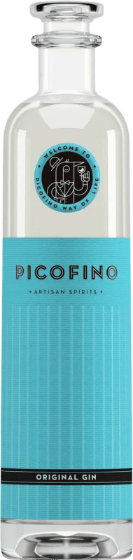 35,95 € Free Shipping | Gin Patito Ruso Picofino Original Gin Principality of Asturias Spain Bottle 70 cl