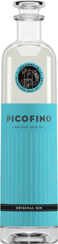 36,95 € Envío gratis | Ginebra Patito Ruso Picofino Original Gin Principado de Asturias España Botella 70 cl