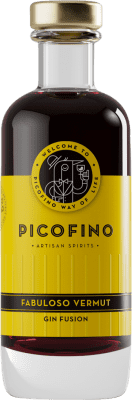 13,95 € 免费送货 | 苦艾酒 Patito Ruso Picofino Gin Fusion 阿斯图里亚斯公国 西班牙 小瓶 20 cl