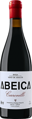 59,95 € Бесплатная доставка | Красное вино Abeica Carronillo D.O.Ca. Rioja Ла-Риоха Испания Tempranillo, Grenache, Viura бутылка 75 cl