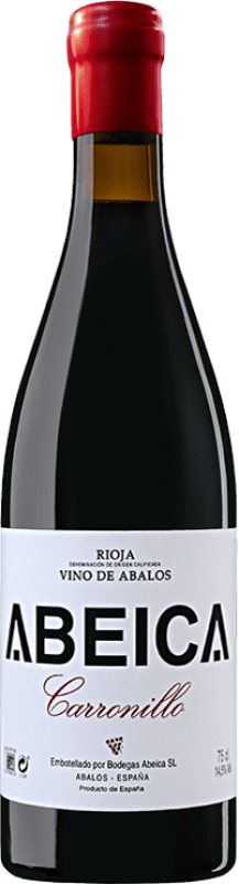 59,95 € Бесплатная доставка | Красное вино Abeica Carronillo D.O.Ca. Rioja Ла-Риоха Испания Tempranillo, Grenache, Viura бутылка 75 cl