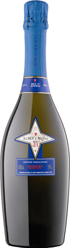 15,95 € Kostenloser Versand | Weißer Sekt Albet i Noya Efecte Brut — Herb Reserve — Gereift D.O. Penedès Katalonien Spanien Chardonnay, Parellada Flasche 75 cl