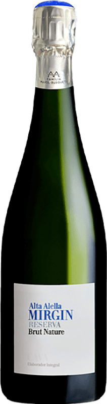 14,95 € 免费送货 | 白起泡酒 Alta Alella Mirgin Guarda Superior 预订 D.O. Cava 加泰罗尼亚 西班牙 Macabeo, Parellada, Pansa Blanca 瓶子 75 cl