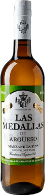 10,95 € Envío gratis | Vino generoso Argüeso Manzanilla D.O. Manzanilla-Sanlúcar de Barrameda Andalucía España Palomino Fino Botella 75 cl