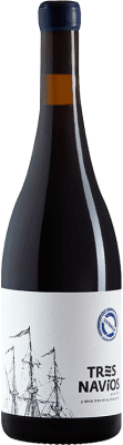 31,95 € 免费送货 | 红酒 Barco del Corneta Tres Navíos D.O. Cigales 卡斯蒂利亚莱昂 西班牙 Tempranillo, Grenache, Bobal 瓶子 75 cl