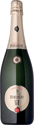 26,95 € 送料無料 | 白スパークリングワイン Berlucchi 61 Brut D.O.C.G. Franciacorta イタリア Pinot Black, Chardonnay ボトル 75 cl