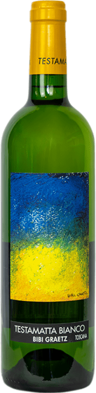 118,95 € 免费送货 | 白酒 Bibi Graetz Testamatta Blanco D.O.C. Italy 意大利 Ansonica 瓶子 75 cl