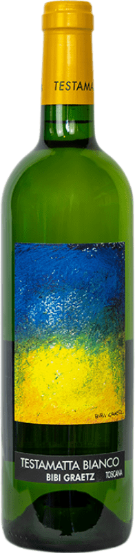 111,95 € Envío gratis | Vino Blanco Bibi Graetz Testamatta D.O.C. Italia Italia Ansonica Botella 75 cl