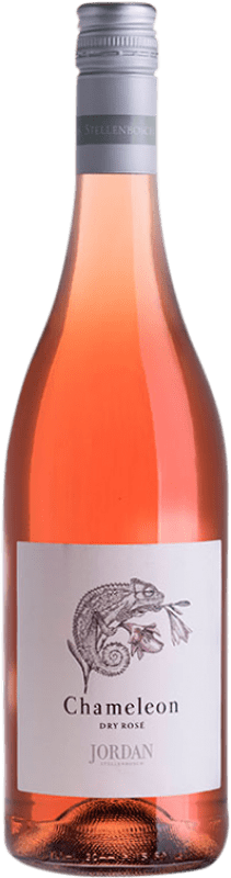 17,95 € 免费送货 | 玫瑰酒 Jordan Chamaleon Dry Rosé I.G. Stellenbosch 南非 Merlot, Syrah 瓶子 75 cl