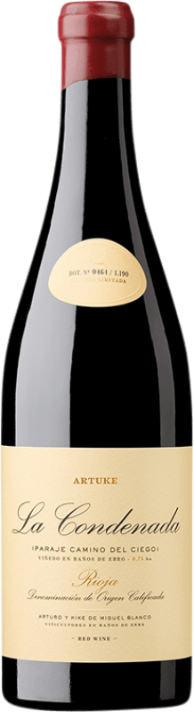88,95 € Envio grátis | Vinho tinto Artuke La Condenada D.O.Ca. Rioja La Rioja Espanha Tempranillo, Grenache, Graciano, Palomino Fino Garrafa 75 cl