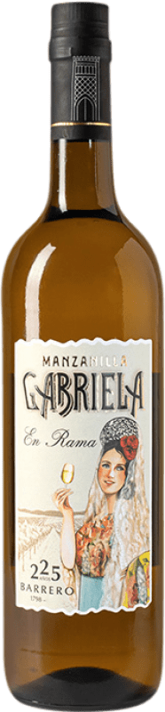 35,95 € 送料無料 | 強化ワイン Barrero Gabriela Manzanilla en Rama 225 Aniversario D.O. Manzanilla-Sanlúcar de Barrameda アンダルシア スペイン Palomino Fino ボトル 75 cl