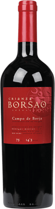 12,95 € 免费送货 | 红酒 Borsao Selección 岁 D.O. Campo de Borja 西班牙 Syrah, Grenache 瓶子 75 cl