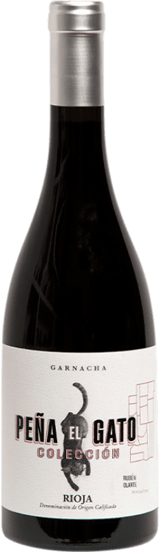 17,95 € Envio grátis | Vinho tinto Sancha Peña El Gato Rubén Olarte D.O.Ca. Rioja La Rioja Espanha Grenache Garrafa 75 cl