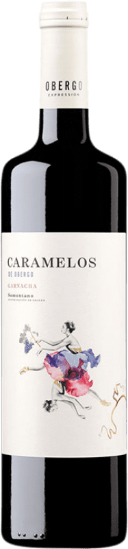 8,95 € Бесплатная доставка | Красное вино Obergo Caramelos D.O. Somontano Каталония Испания Grenache бутылка 75 cl