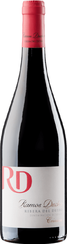 29,95 € 免费送货 | 红酒 Ramos Ducher 岁 D.O. Ribera del Duero 卡斯蒂利亚莱昂 西班牙 Tempranillo 瓶子 75 cl