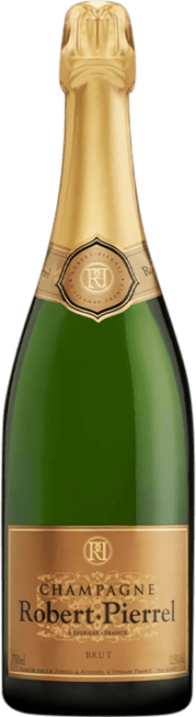 32,95 € Free Shipping | White sparkling Bodegas Riojanas Robert Pierrel Cuvée Tradition Sélection Brut A.O.C. Champagne Champagne France Pinot Black, Chardonnay, Pinot Meunier Bottle 75 cl