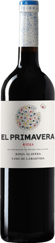 8,95 € Envio grátis | Vinho Tinto Tierra El Primavera D.O.Ca. Rioja La Rioja Espanha Tempranillo 75 cl