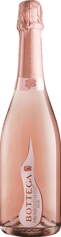 19,95 € Envío gratis | Espumoso Rosado Bottega Il Vino dei Poeti Rosé — Rosado D.O.C. Prosecco Italia Pinot Negro, Glera Botella 75 cl