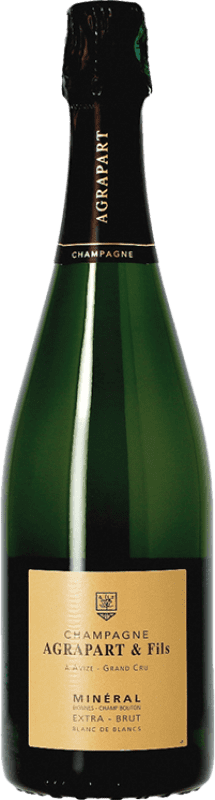 129,95 € Kostenloser Versand | Weißer Sekt Agrapart Minéral Blanc de Blancs A.O.C. Champagne Champagner Frankreich Chardonnay 75 cl