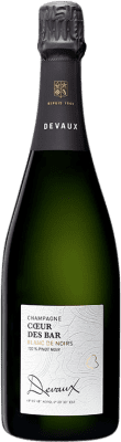 54,95 € Бесплатная доставка | Белое игристое Devaux Cœur des Bar Blanc de Noirs A.O.C. Champagne шампанское Франция Pinot Black бутылка 75 cl