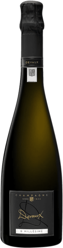 89,95 € Бесплатная доставка | Белое игристое Devaux Cuvée D Millésimé A.O.C. Champagne шампанское Франция Pinot Black, Chardonnay бутылка 75 cl