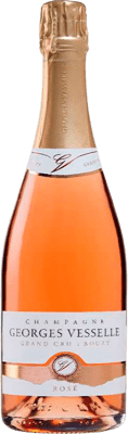 64,95 € Kostenloser Versand | Rosé Sekt Georges Vesselle Grand Cru Rosé Brut A.O.C. Champagne Champagner Frankreich Spätburgunder, Chardonnay Flasche 75 cl