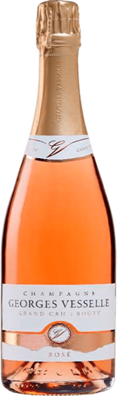 49,95 € Spedizione Gratuita | Spumante Rosato Georges Vesselle Brut Grand Cru, Rosé — Rosato A.O.C. Champagne champagne Francia Pinot Nero, Chardonnay 75 cl