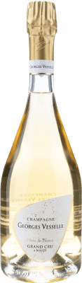 65,95 € Kostenloser Versand | Weißer Sekt Georges Vesselle Extra Brut Grand Cru Grosse Lage, Blanc de Blancs A.O.C. Champagne Champagner Frankreich Chardonnay 75 cl