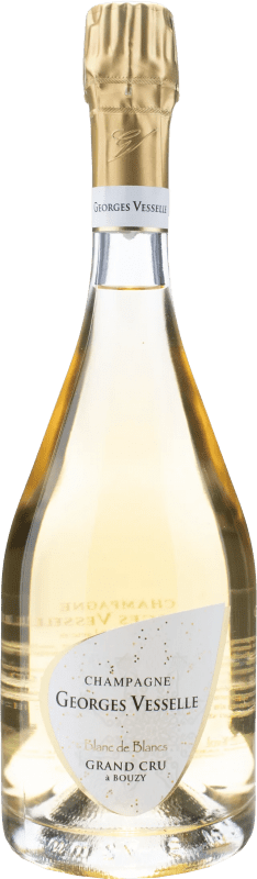 82,95 € Бесплатная доставка | Белое игристое Georges Vesselle Grand Cru Blanc de Blancs Экстра-Брут A.O.C. Champagne шампанское Франция Chardonnay бутылка 75 cl