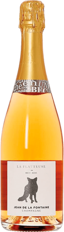 54,95 € Envio grátis | Espumante Rosé Jean de la Fontaine La Flatteuse Brut — Bruto Rosé A.O.C. Champagne Champagne França Pinot Noir, Moscato, Chardonnay Garrafa 75 cl