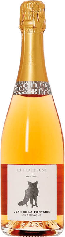 54,95 € Free Shipping | Rosé sparkling Jean de la Fontaine La Flatteuse Rosé Brut A.O.C. Champagne Champagne France Pinot Black, Muscat of Alexandria, Chardonnay Bottle 75 cl