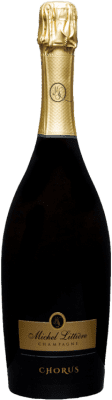 42,95 € Envio grátis | Espumante Branco Michel Littiere Chorus A.O.C. Champagne Champagne França Pinot Noir, Chardonnay, Pinot Meunier 75 cl