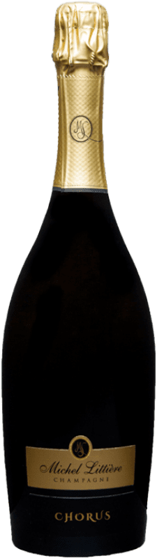 61,95 € Бесплатная доставка | Белое игристое Michel Littiere Chorus A.O.C. Champagne шампанское Франция Pinot Black, Chardonnay, Pinot Meunier бутылка 75 cl