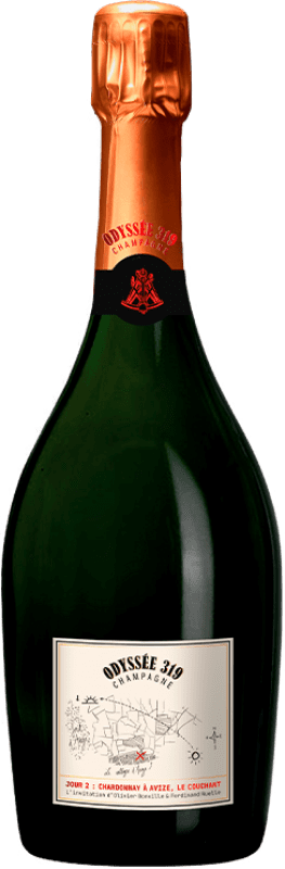 66,95 € Envio grátis | Espumante Branco Odyssée 319 Le Couchant A.O.C. Champagne Champagne França Chardonnay 75 cl