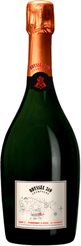 79,95 € Envio grátis | Espumante branco Odyssée 319 Le Couchant A.O.C. Champagne Champagne França Chardonnay Garrafa 75 cl