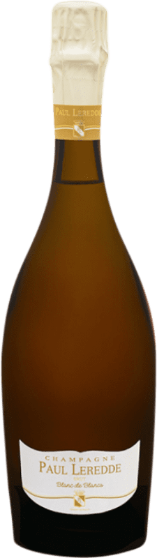 39,95 € Envio grátis | Espumante branco Paul Leredde Blanc de Blancs A.O.C. Champagne Champagne França Chardonnay Garrafa 75 cl