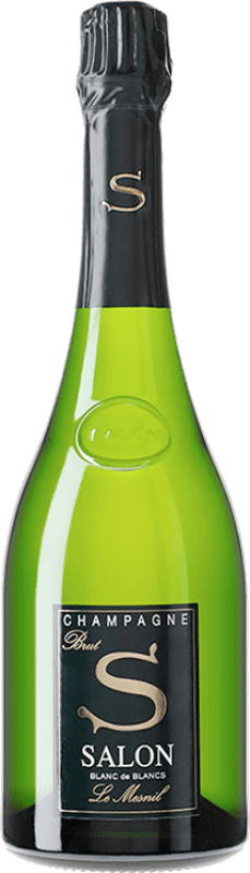 1 231,95 € Envio grátis | Espumante branco Salon Blanc de Blancs Le Mesnil A.O.C. Champagne Champagne França Chardonnay Garrafa 75 cl