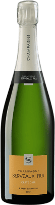 49,95 € Envío gratis | Espumoso blanco Serveaux Carte d'Or Brut A.O.C. Champagne Champagne Francia Pinot Negro, Chardonnay, Pinot Meunier Botella 75 cl