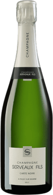 49,95 € Envio grátis | Espumante branco Serveaux Carte Noire Brut A.O.C. Champagne Champagne França Pinot Preto, Pinot Meunier Garrafa 75 cl