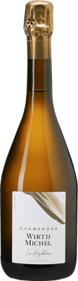 77,95 € Kostenloser Versand | Weißer Sekt Wirth Michel Les Rigoblins A.O.C. Champagne Champagner Frankreich Spätburgunder, Chardonnay, Pinot Meunier Flasche 75 cl