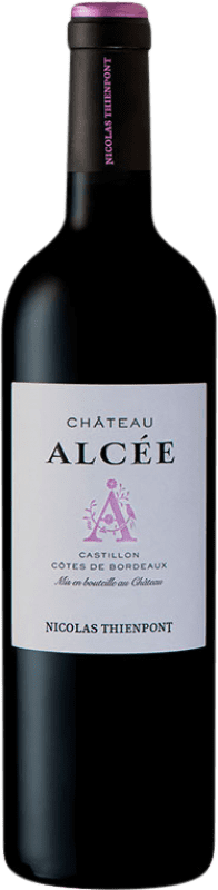 31,95 € Envoi gratuit | Vin Rouge Château Alcee A.O.C. Côtes de Castillon Bordeaux France Merlot, Cabernet Franc Bouteille 75 cl