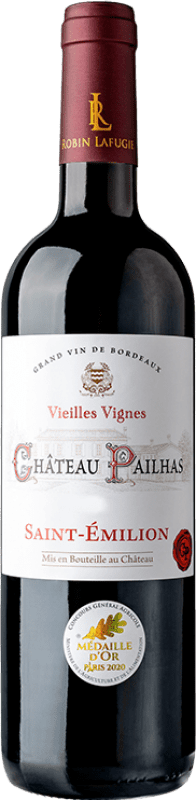 21,95 € Envoi gratuit | Vin Rouge Robin Lafugie VV Vieilles Vignes A.O.C. Saint-Émilion France Merlot, Cabernet Franc Bouteille 75 cl