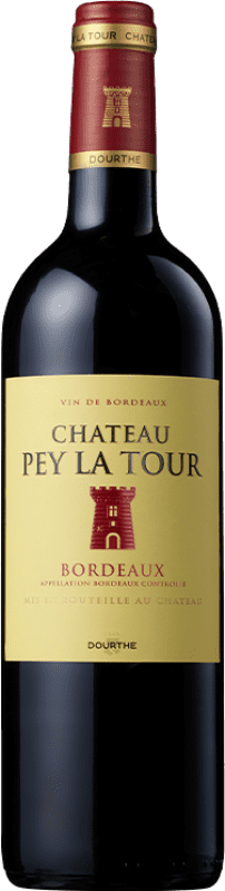 13,95 € Envío gratis | Vino Tinto Château Pey La Tour Supérieur — Superior A.O.C. Bordeaux Burdeos Francia Merlot, Cabernet Sauvignon, Cabernet Franc, Petit Verdot Botella 75 cl