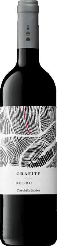 17,95 € 免费送货 | 红葡萄酒 Churchill's Grafite I.G. Douro 杜罗 葡萄牙 Touriga Franca, Touriga Nacional, Tinta Roriz 75 cl