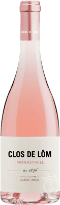 17,95 € 免费送货 | 玫瑰酒 Clos de Lôm Rosado D.O. Valencia 巴伦西亚社区 西班牙 Monastrell 瓶子 75 cl