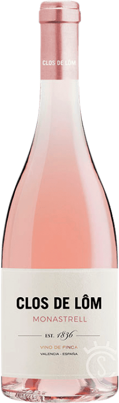 18,95 € Бесплатная доставка | Розовое вино Clos de Lôm D.O. Valencia Сообщество Валенсии Испания Monastrell бутылка 75 cl