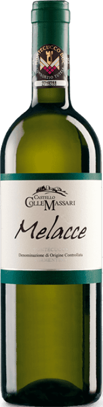 18,95 € Бесплатная доставка | Белое вино ColleMassari Melacce D.O.C. Montecucco Италия Vermentino бутылка 75 cl