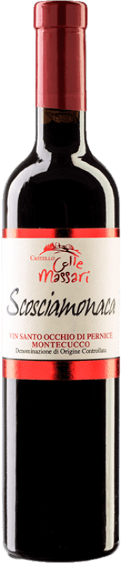 97,95 € 免费送货 | 甜酒 ColleMassari Scosciamonica Vin Santo Occhio di Pernice D.O.C. Montecucco 意大利 Sangiovese, Aleático 瓶子 Medium 50 cl